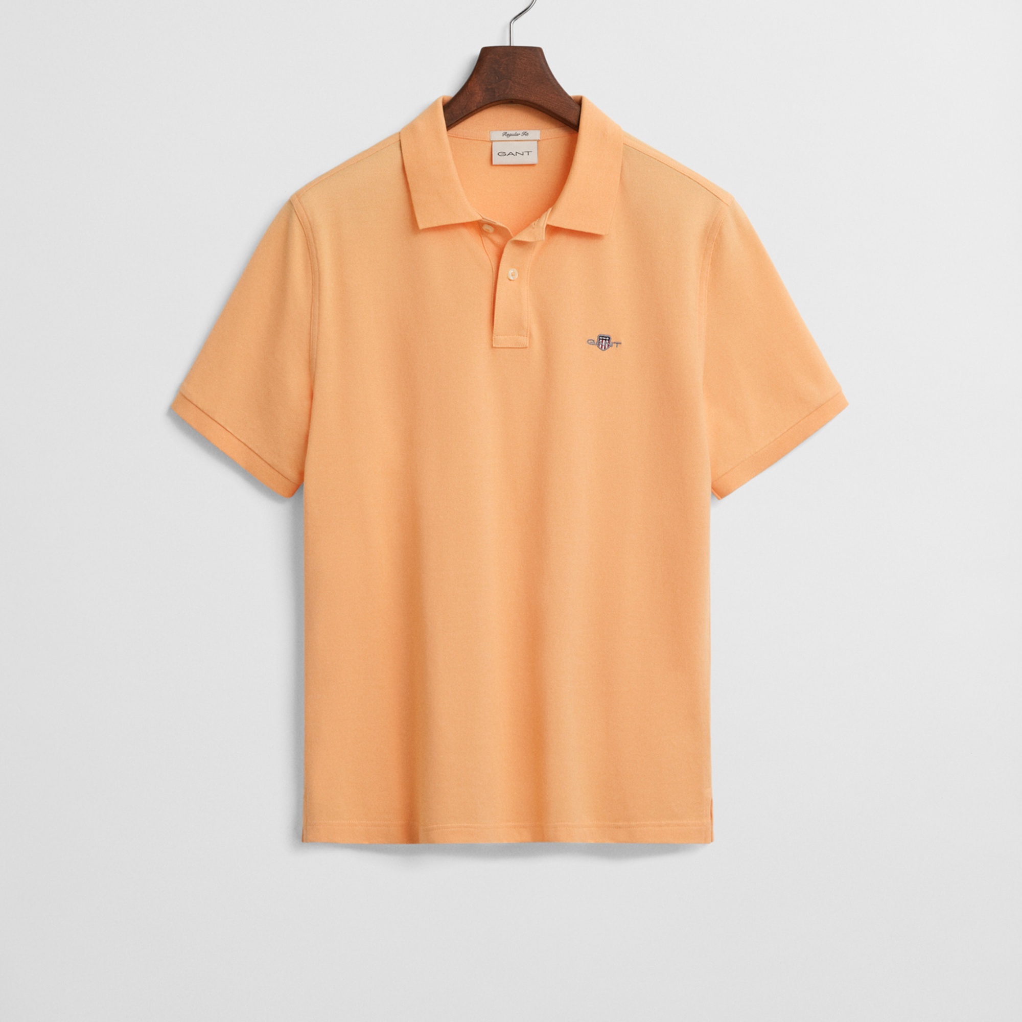 GANT Erkek Turuncu Regular Fit Polo