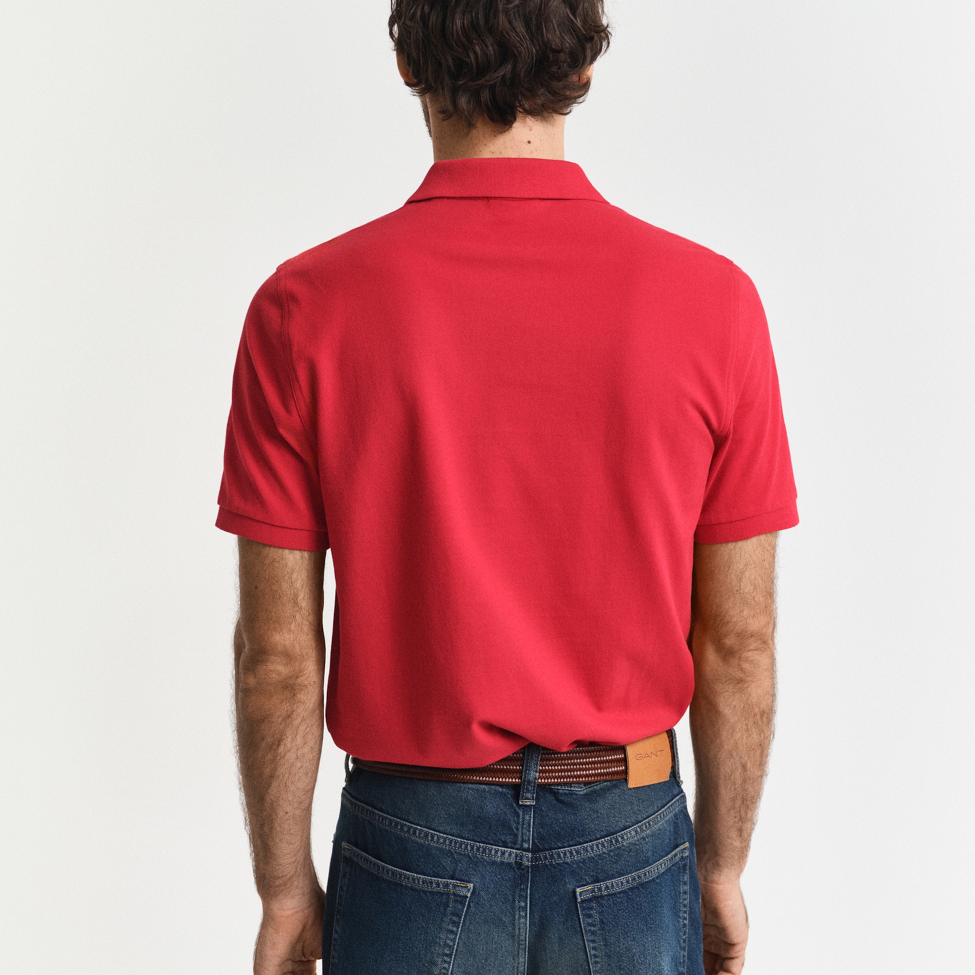 GANT Erkek Kırmızı Regular Fit Polo