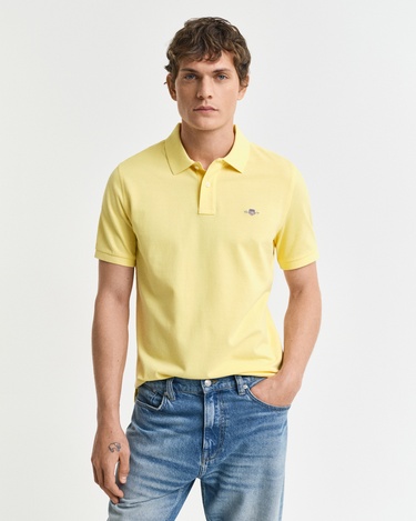  GANT Erkek Sarı Regular Fit Polo