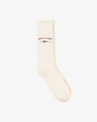  GANT Unisex Krem Çorap