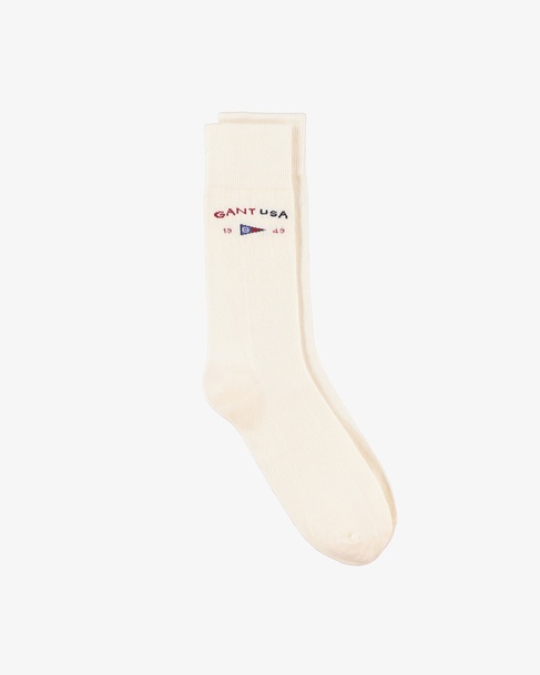  GANT Unisex Krem Çorap