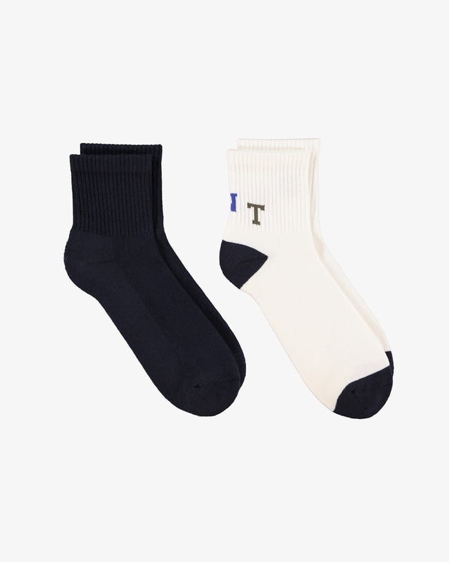  GANT Erkek Krem Logolu Çorap