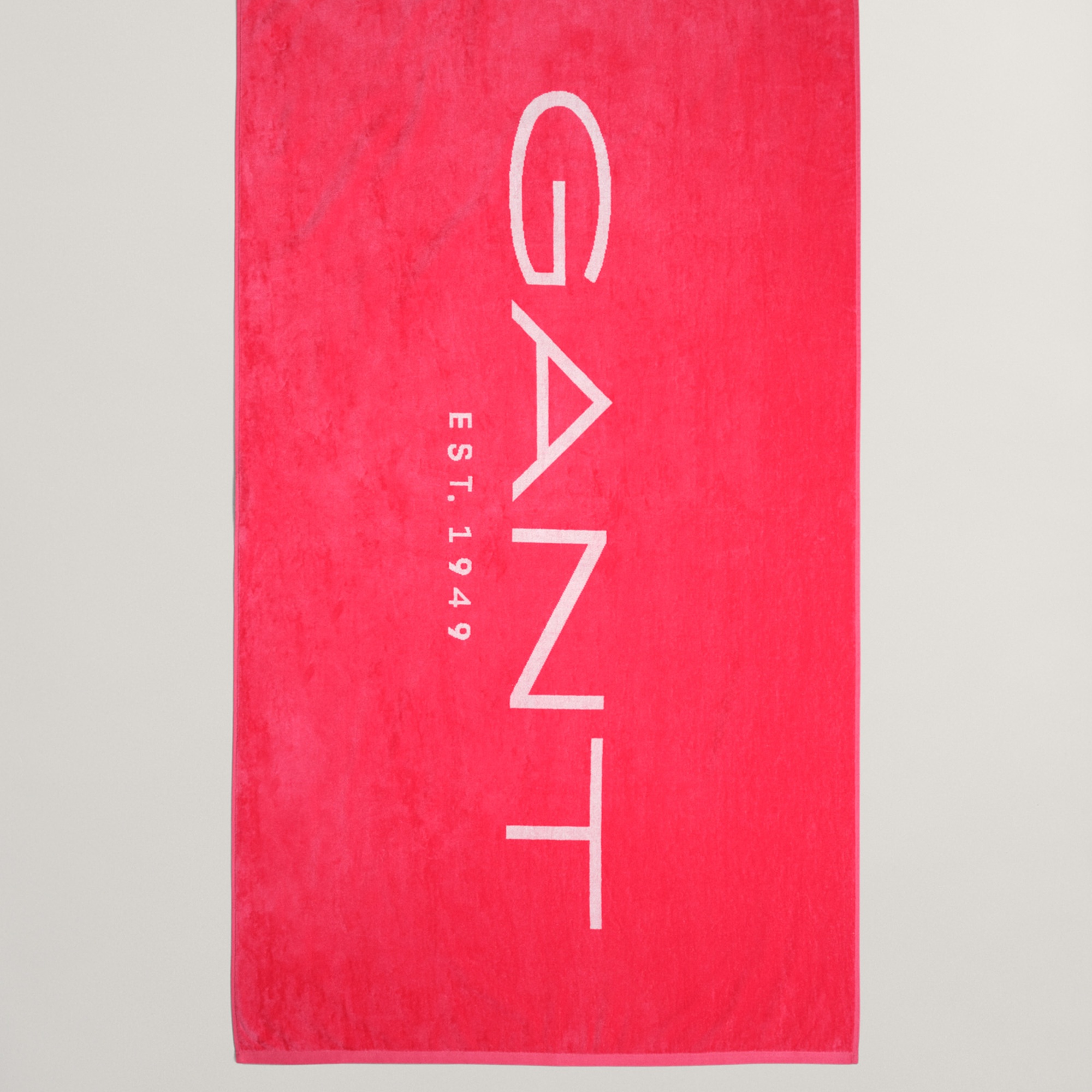 GANT Unisex Pembe Logolu Havlu