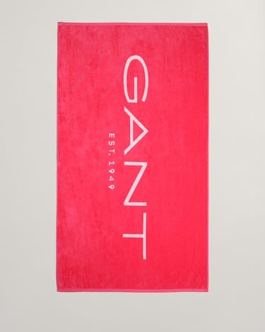  GANT Unisex Pembe Logolu Havlu
