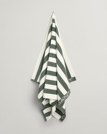  GANT Unisex Yeşil Çizgili Havlu