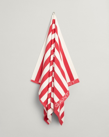  GANT Unisex Pembe Çizgili Havlu