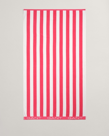  GANT Unisex Pembe Çizgili Havlu