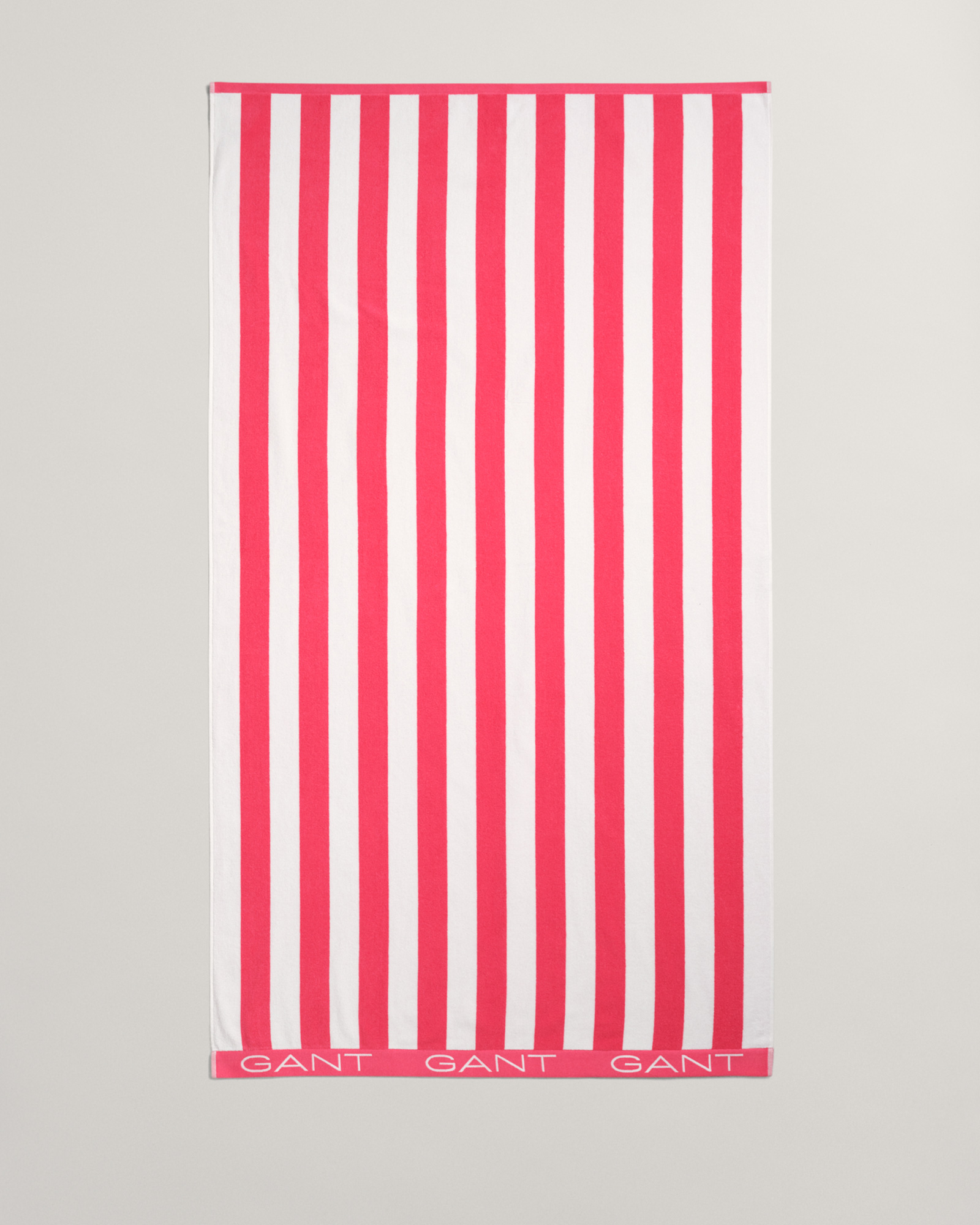  GANT Unisex Pembe Çizgili Havlu