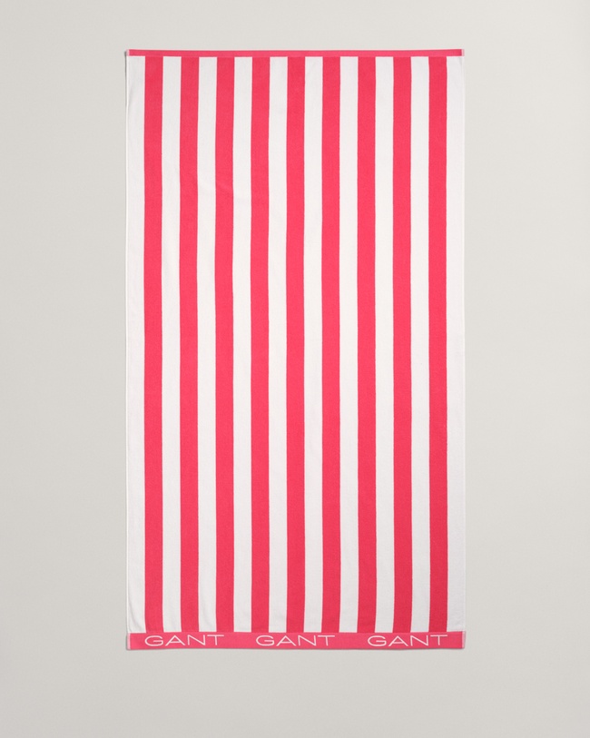  GANT Unisex Pembe Çizgili Havlu