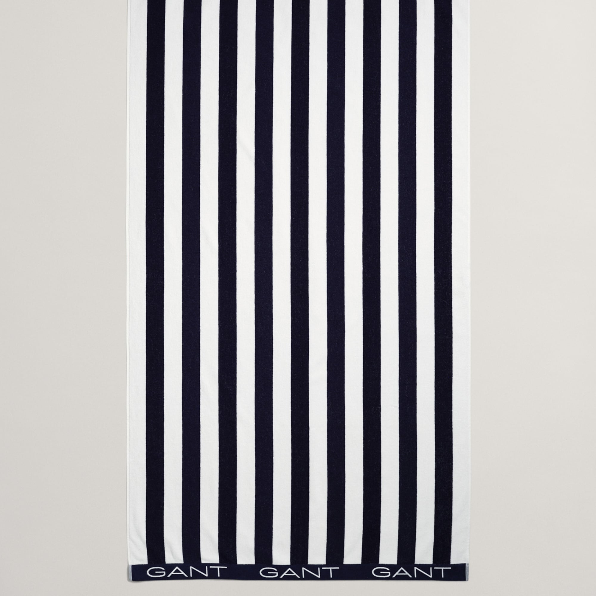 GANT Unisex Lacivert Çizgili Havlu