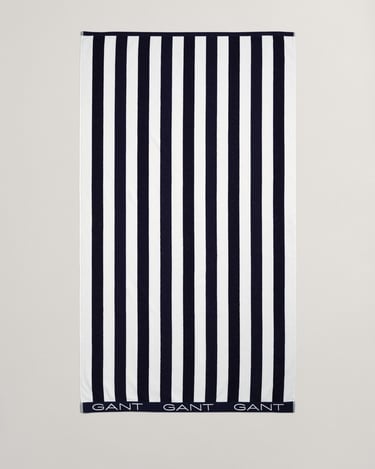  GANT Unisex Lacivert Çizgili Havlu