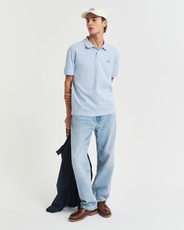  GANT Erkek Mavi Regular Fit Polo