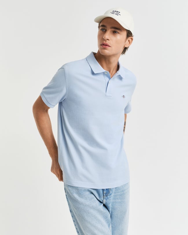  GANT Erkek Mavi Regular Fit Polo