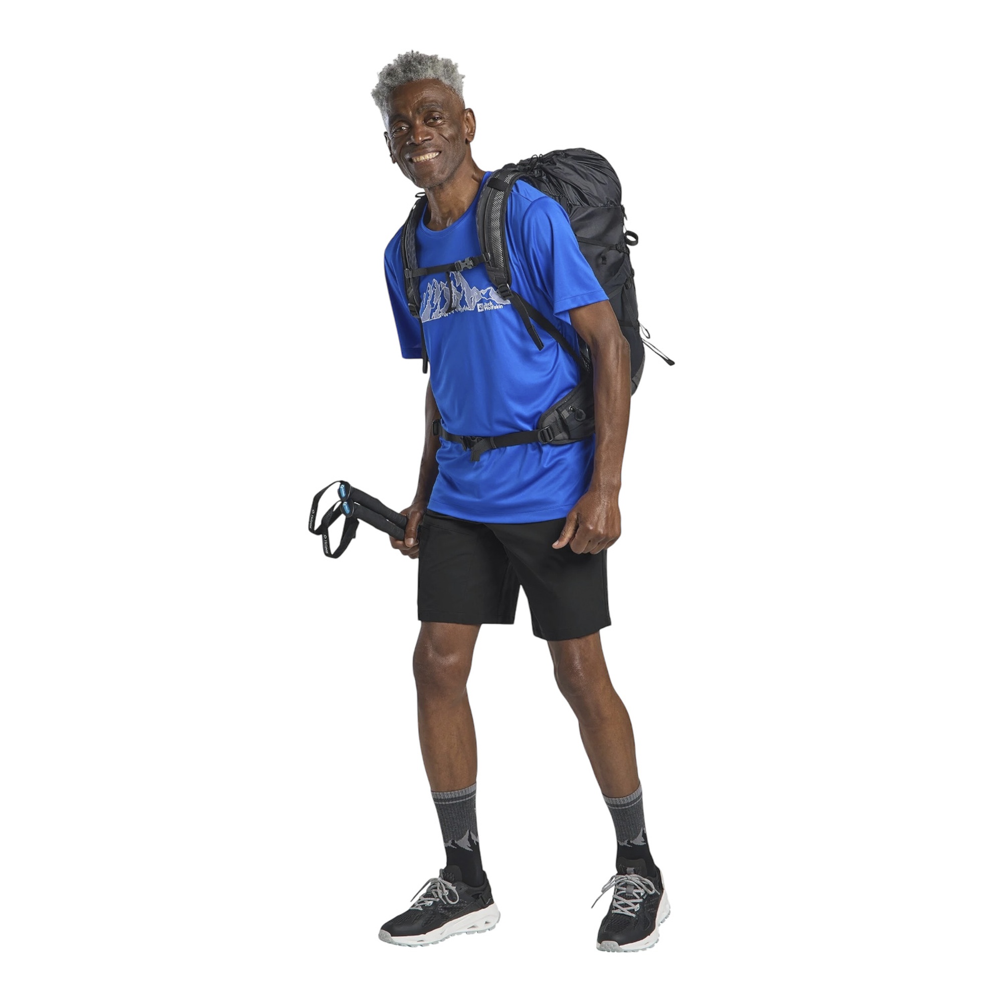 Jack Wolfskin Pico Trail Shorts Erkek Gri Şort