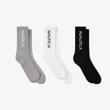  Nautica Erkek Renkli 3'lü Çorap