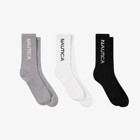  Nautica Erkek Renkli 3'lü Çorap