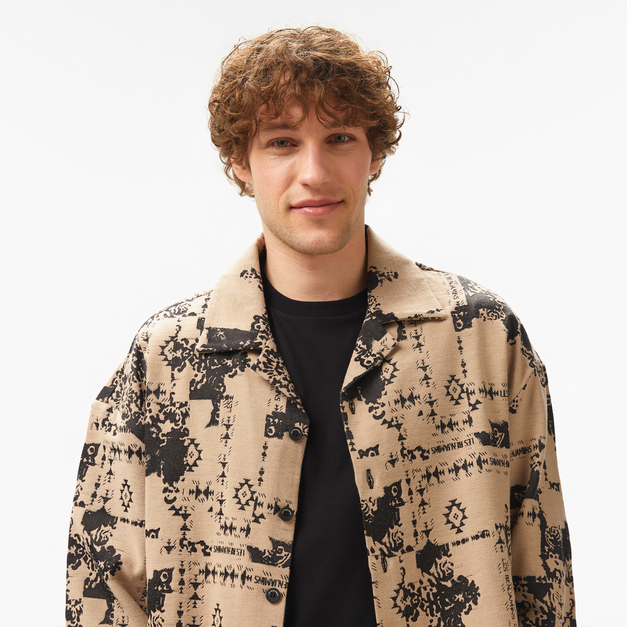 Les Benjamins 007 Erkek Bej Gömlek