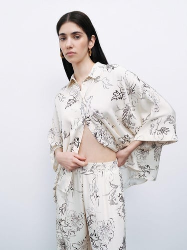  Dökümlü Desenli Gömlek