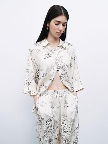  Dökümlü Desenli Gömlek