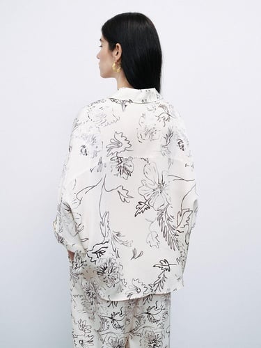  Dökümlü Desenli Gömlek