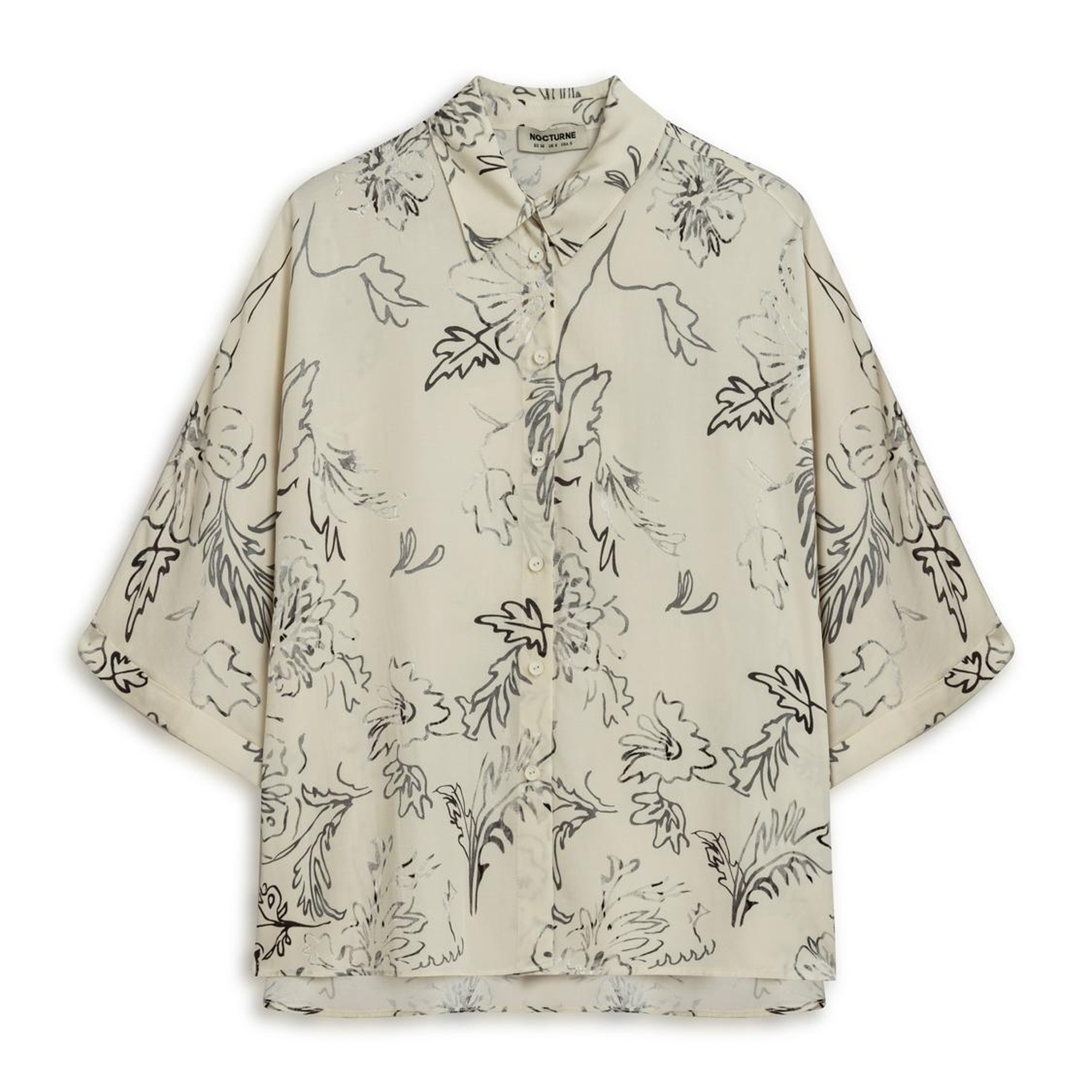 Dökümlü Desenli Gömlek