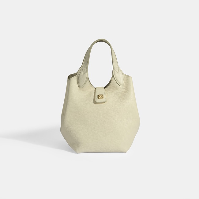  Kadın Beyaz Deri Omuz Çantası