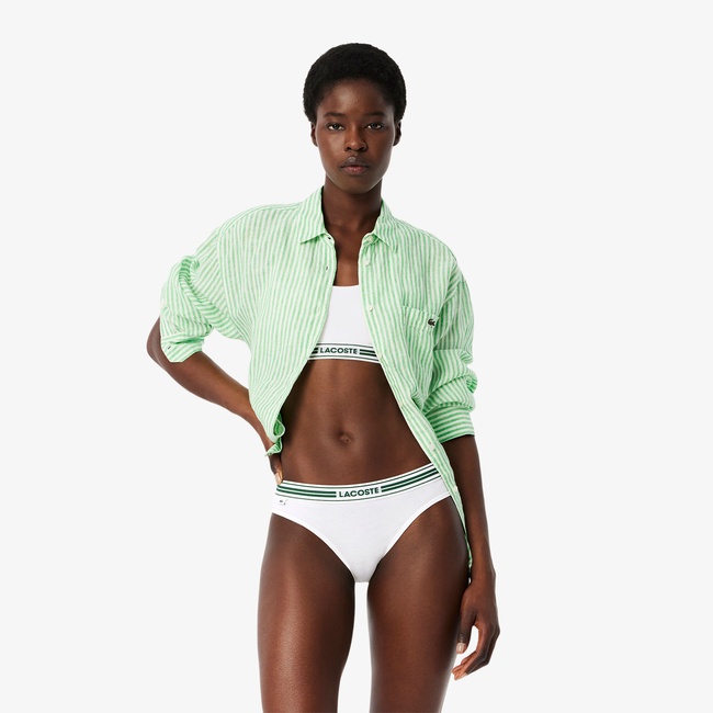  Lacoste Kadın Beyaz Külot