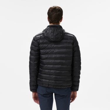  Lacoste Erkek Kapüşonlu Siyah Mont