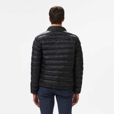  Lacoste Erkek Kapüşonlu Siyah Mont