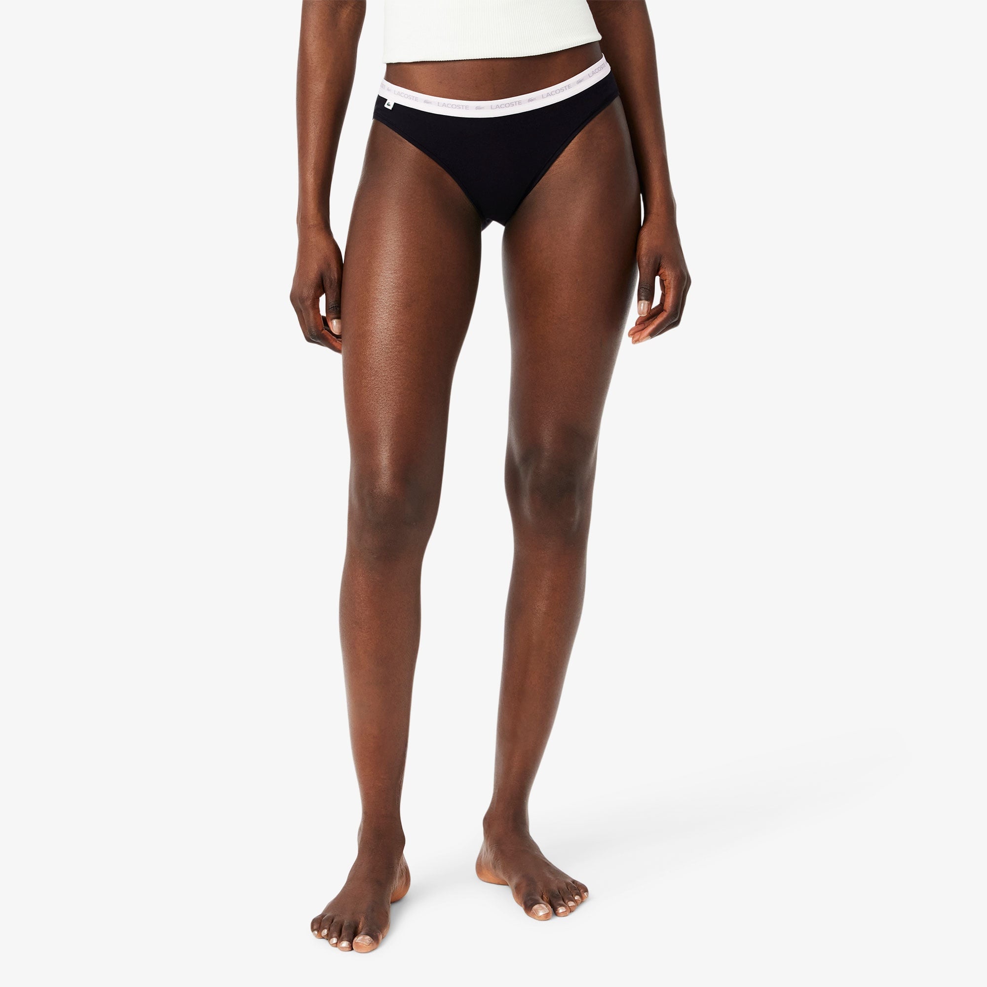 Lacoste Kadın 3'lü Siyah Külot
