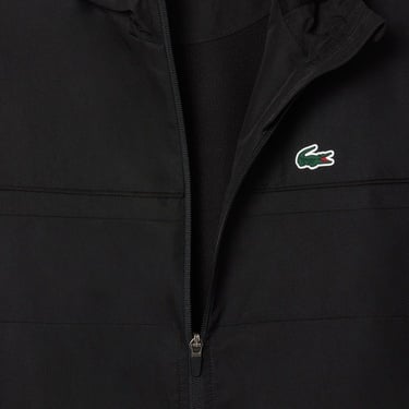  Lacoste Erkek Regular Fit Kapüşonlu Siyah Eşofman Takımı