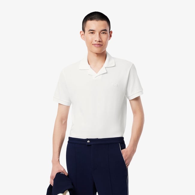  Lacoste Paris Erkek Classic Fit Beyaz Polo