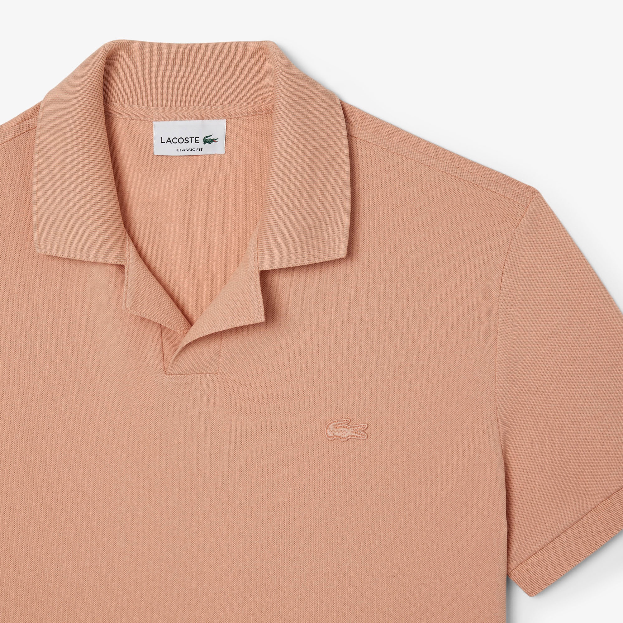 Erkek Classic Fit Pembe Paris Polo