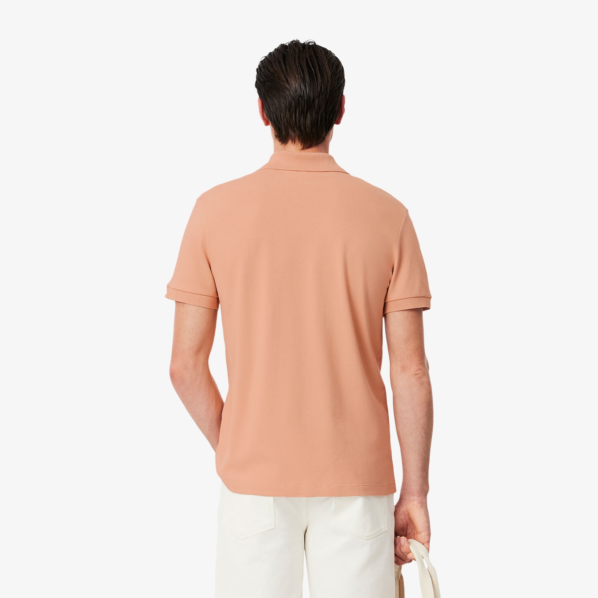 Erkek Classic Fit Pembe Paris Polo