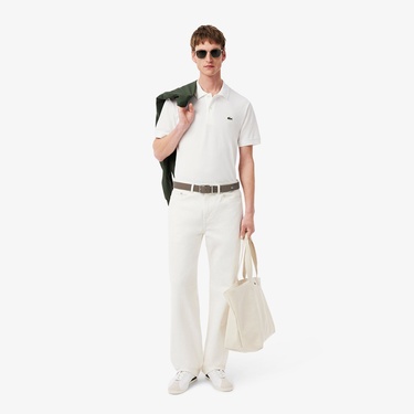  Lacoste Erkek Çift Taraflı Deri  Kahverengi Kemer