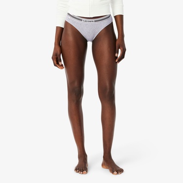  Lacoste Kadın Gri Külot