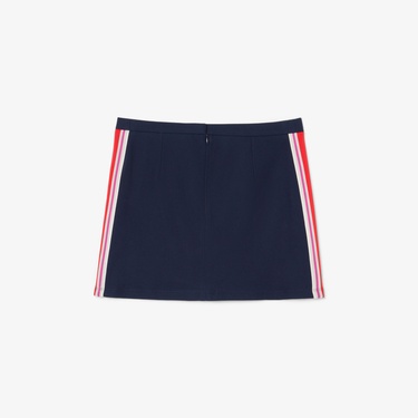  Kadın Renk Bloklu Lacivert Etek