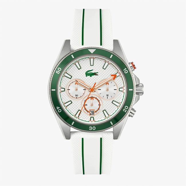  Lacoste Erkek Beyaz Saat