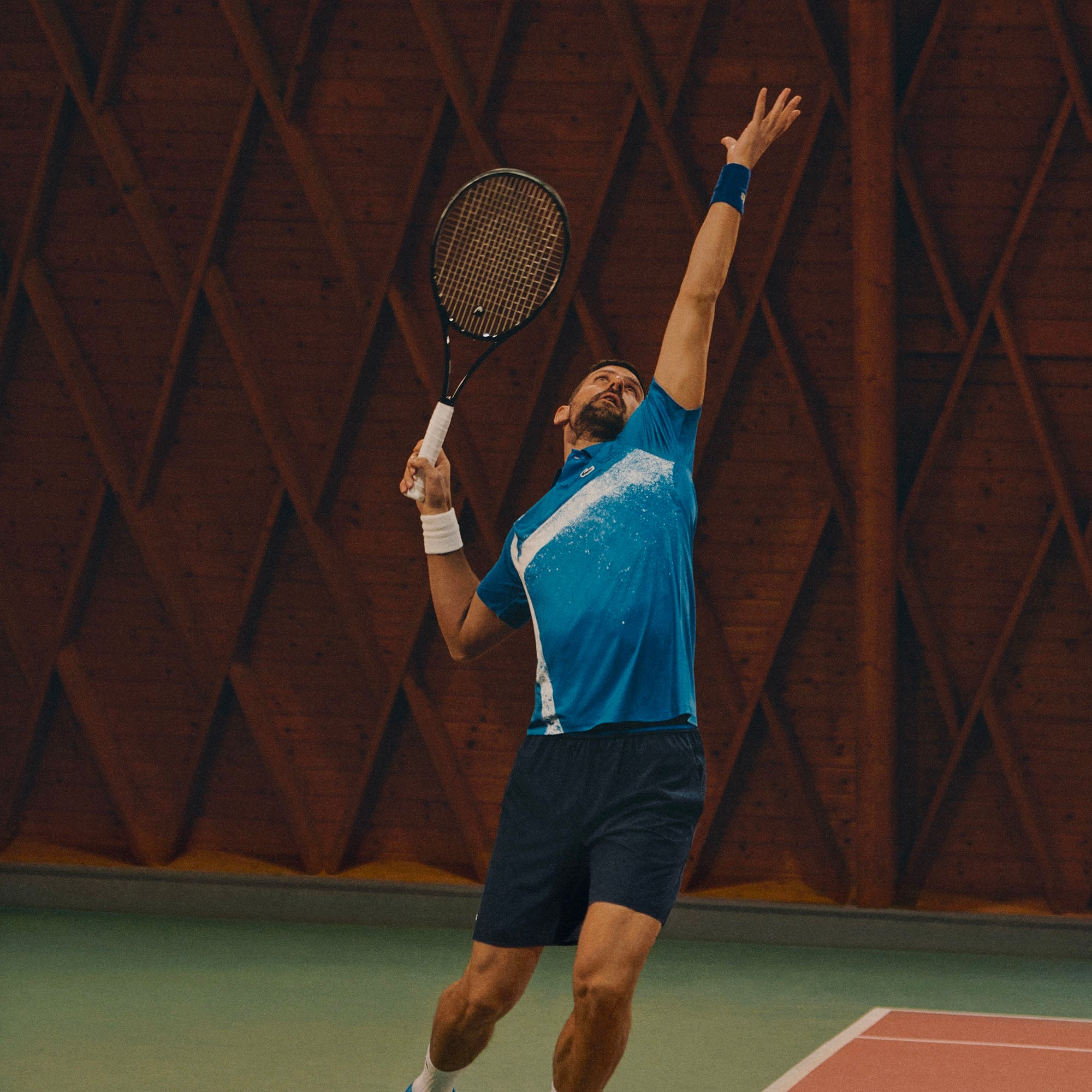 Lacoste Tennis x Novak Djokovic Erkek Lacivert Şort