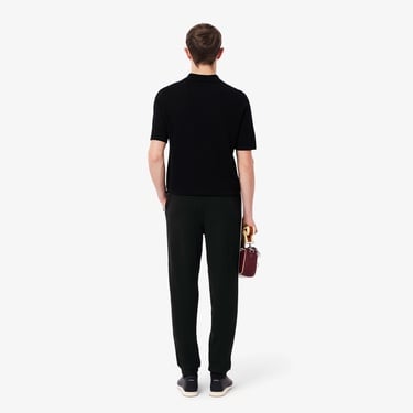  Lacoste Erkek Tapered Fit Siyah Eşofman Altı