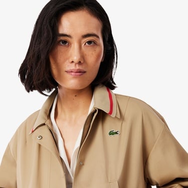  Kadın Oversized Fit Bej Ceket