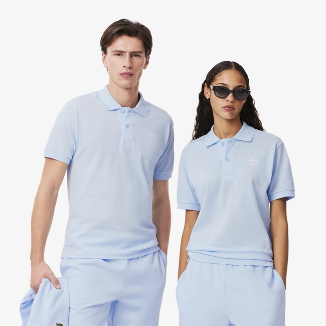  L.12.12 Unisex Classic Fit Mavi Polo