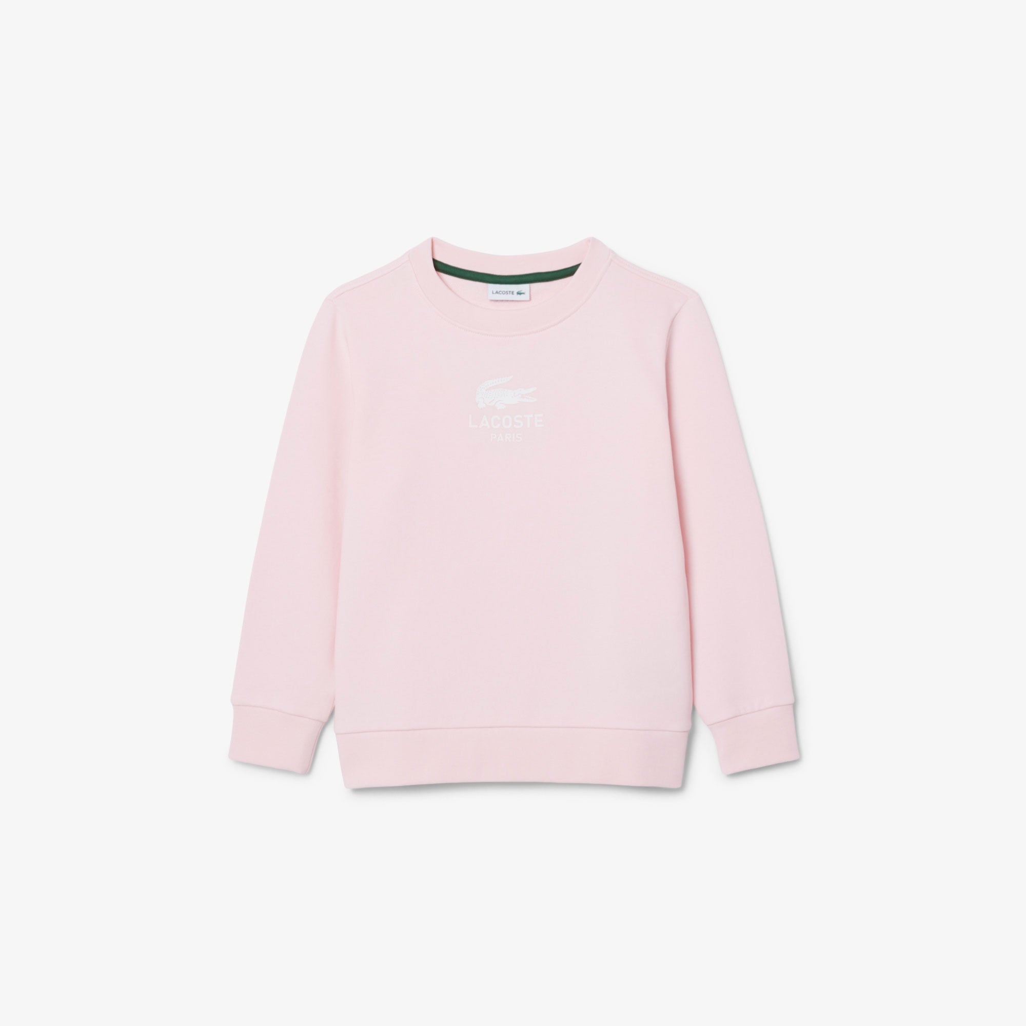 Çocuk Bisiklet Yaka Açık Pembe Sweatshirt