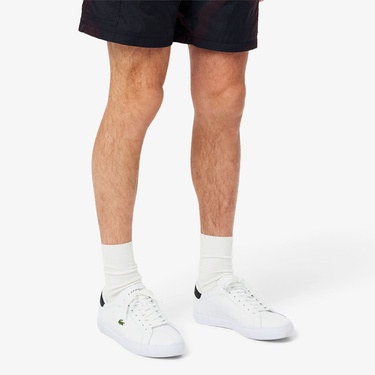  Lacoste Powercourt Erkek Beyaz Sneaker