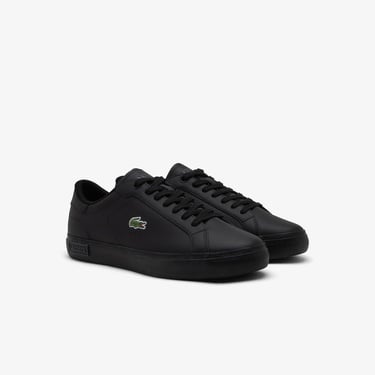  Lacoste Powercourt Erkek Siyah Sneaker