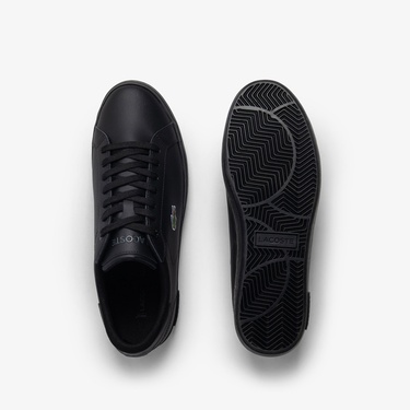  Lacoste Powercourt Erkek Siyah Sneaker