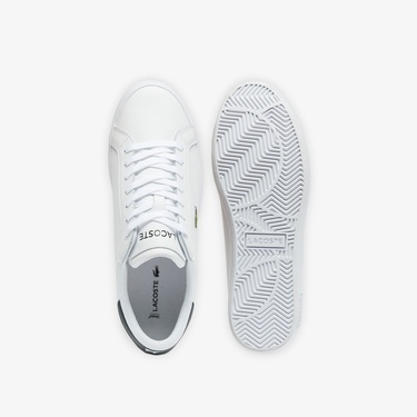  Lacoste Powercourt Erkek Beyaz Sneaker