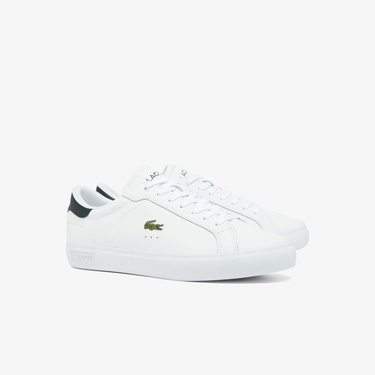  Lacoste Powercourt Erkek Beyaz Sneaker