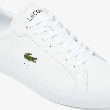  Lacoste Powercourt Erkek Beyaz Sneaker