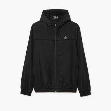  Lacoste Erkek Regular Fit Kapüşonlu Siyah Eşofman Takımı